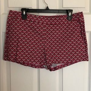 Express pink side zip shorts size 10